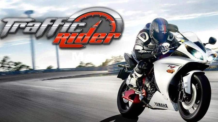 An official photo of Traffic Rider, one of the best motorcycle games for android.