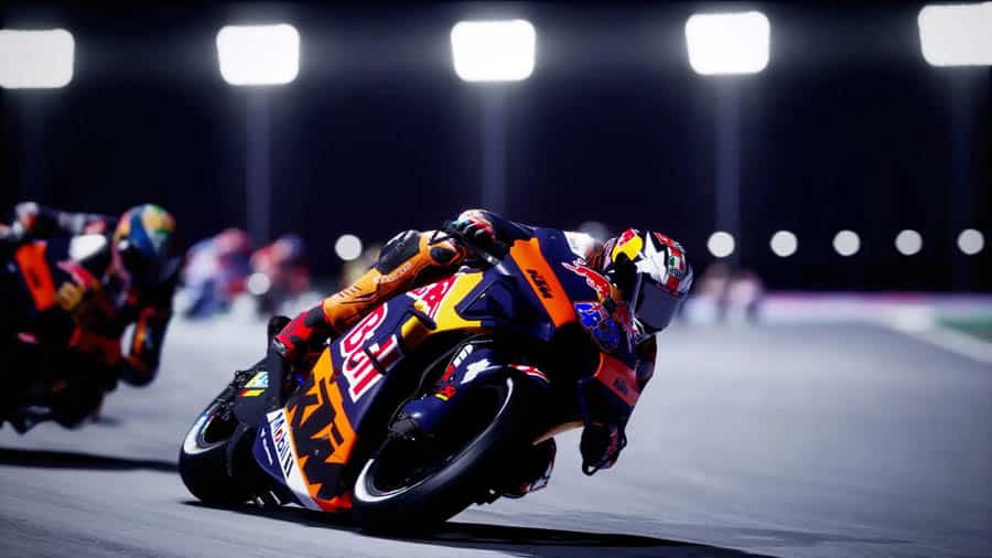 A wallpaper of MotoGP Racing ’23, one of the best motorcycle games for android.