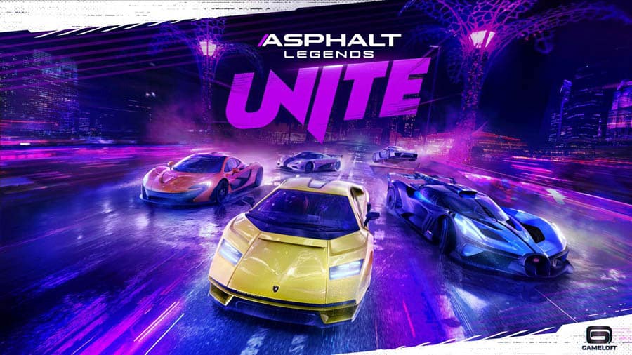 A picture of Asphalt Legends Unite, one of the best motorcycle games for chrombook.