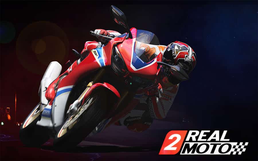 An official wallpaper of Real Moto 2, one of the best motorcycle games for ios.