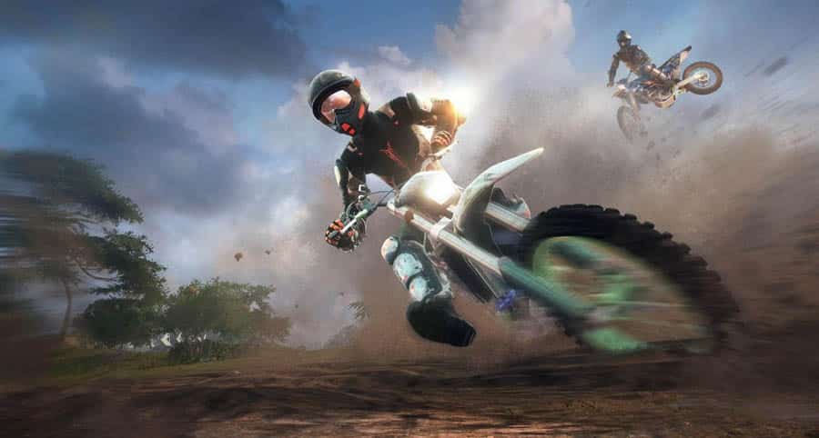 A wallpaper of Moto Racer 4, one of the best motorcycle games for pc.