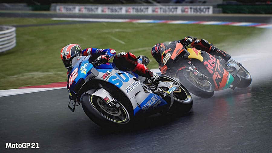 A picture of MotoGP 21, one of the best motorcycle games for ps5.