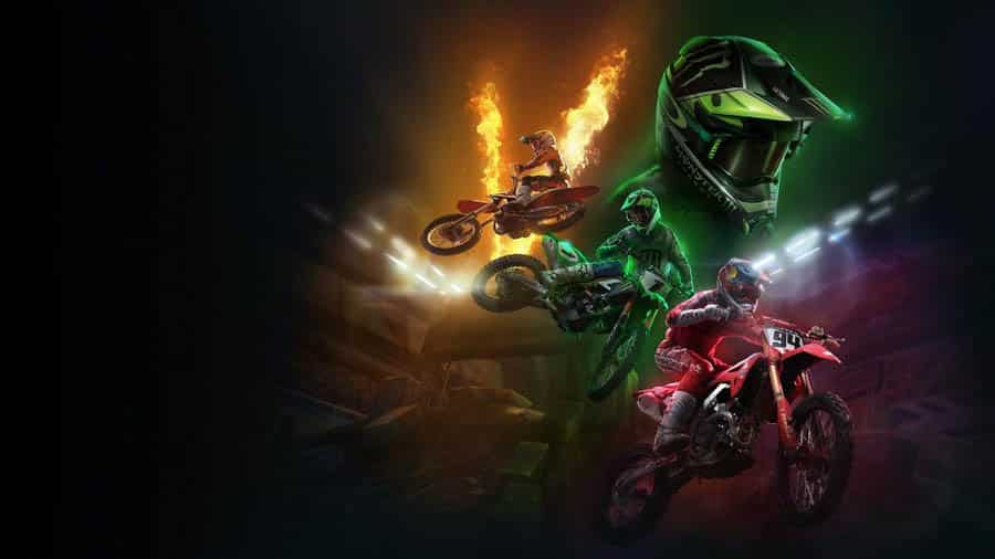 A wallpaper of Monster Energy Supercross 5.