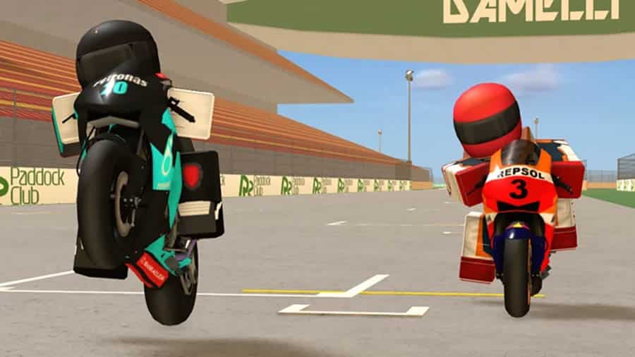 An official photo of MotoGP 2022, one of the best motorcycle games for roblox.