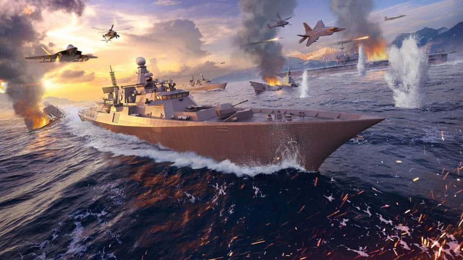 The Official Picture of Modern Warships, One of Best Naval Games for iOS.