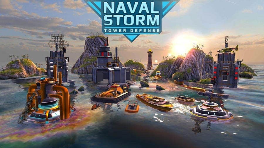 The Official Picture of Naval Storm TD, One of Best Naval Games for Mac.