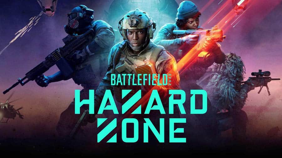 The Official Picture of Battlefield 2042: Hazard Zone with its characters, One of the Best Naval Games for PS5.