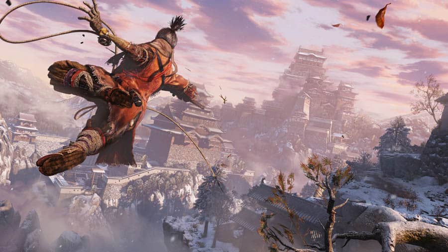 An official picture of Sekiro: Shadows Die Twice, one of the best ninja games for PC.