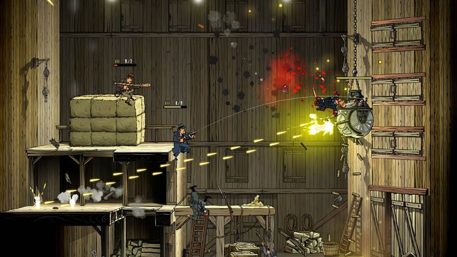 An official picture of Guns, Gore & Cannoli 2, one of the best ninja games for Switch.