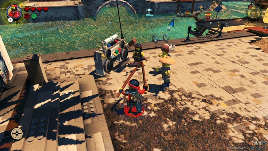 A picture of Lego Ninjago The Videogame.