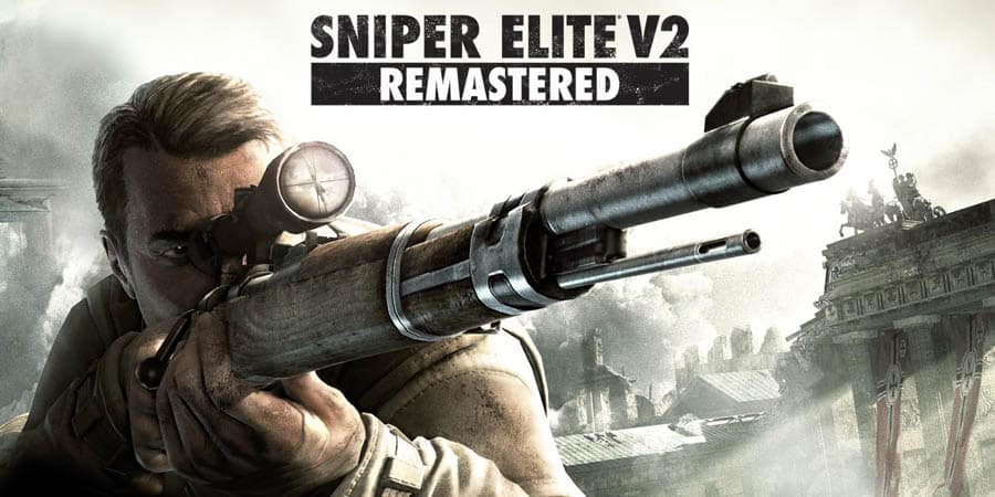 The Official Picture of Sniper Elite V2 Remastered with its character, One of best sniper game for switch.