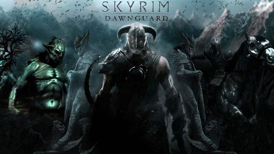 An official picture of The Elder Scrolls V: Skyrim, one of the best vampire games for PC.