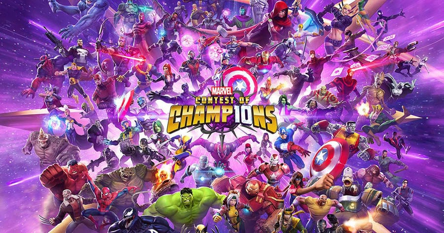 The official cover of Marvel Contest of Champions, one of the best venom games for android.