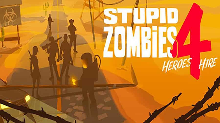 The Official Picture of Stupid Zombies 4 with its characters.