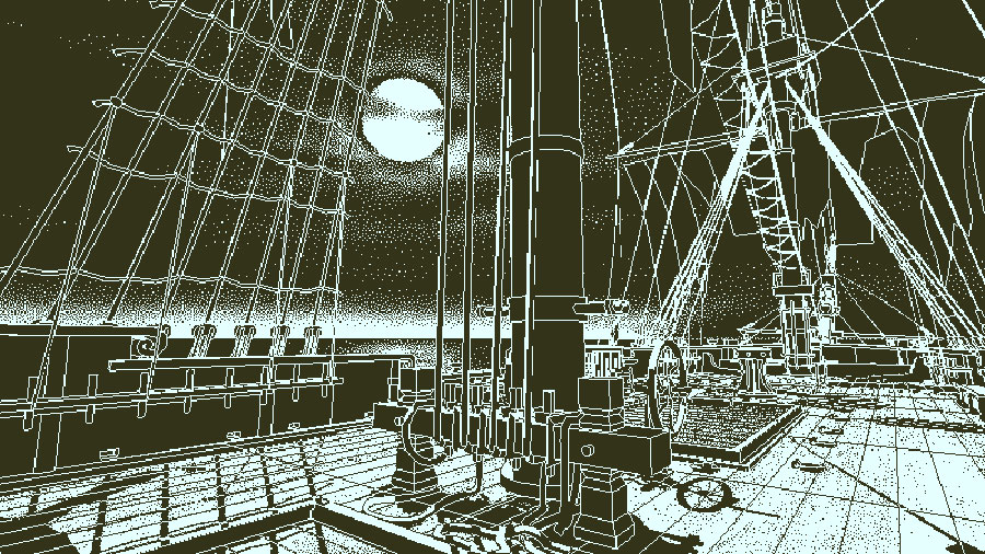 The official picture of Return of the Obra Dinn.