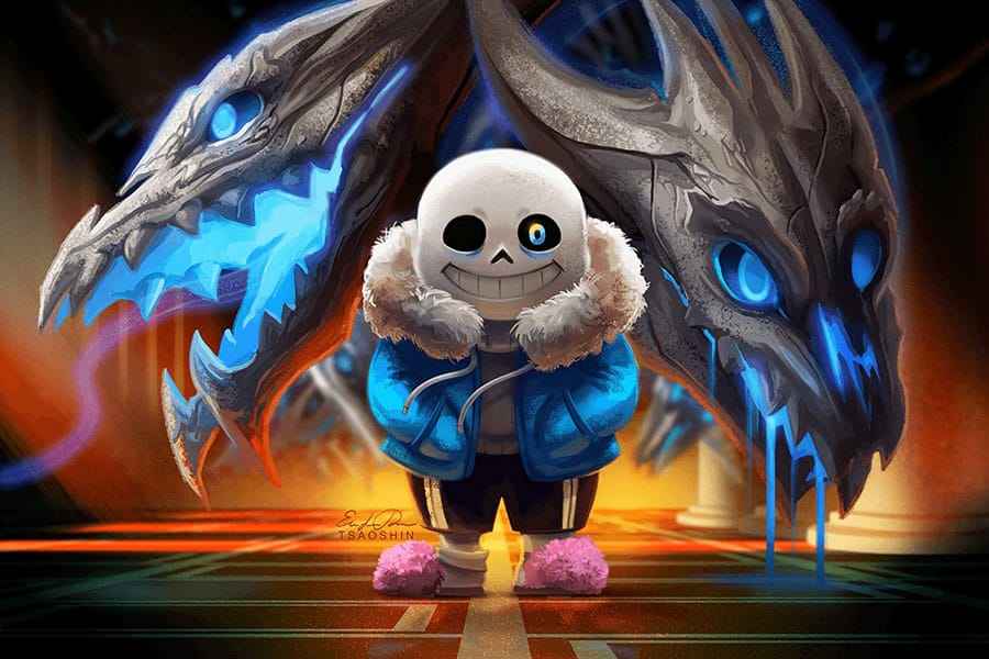 An official photo of Sans.