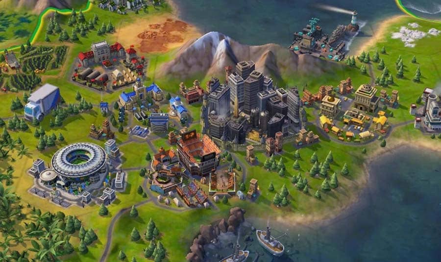 A picture of Civilization VI, one of the best Age of Empires games for PS4.