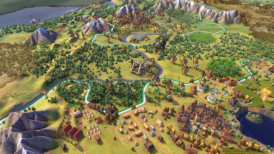 A picture of Civilization VI, one of the best Age of Empires games for PS5.