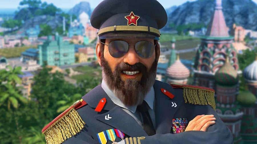 A wallpaper of Tropico 6, one of the best Age of Empires games for PS5.