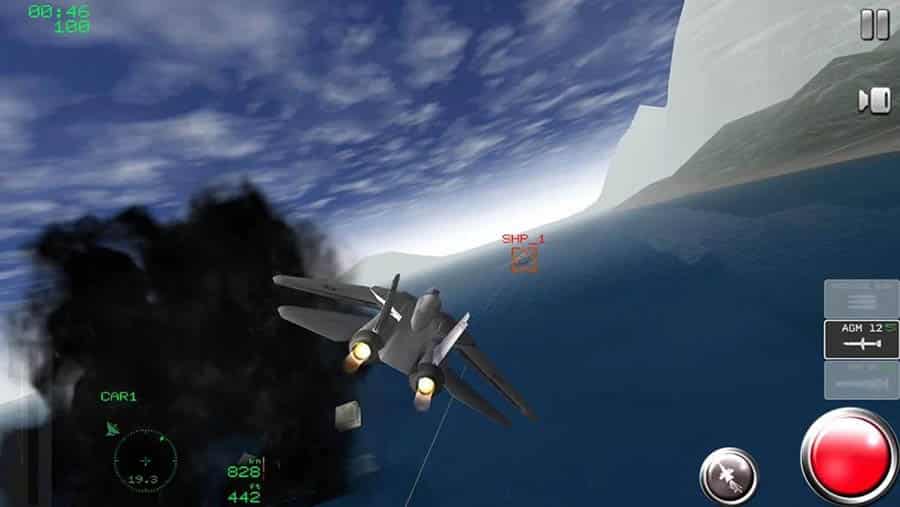 A wallpaper of Air Navy Fighters, one of the best Air Force games for Android.