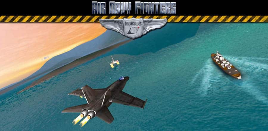 An official wallpaper of Air Navy Fighters, one of the best Air Force games for iOS.