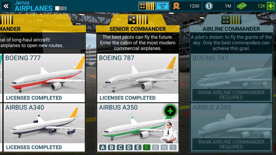 A picture of Airline Commander, one of the best Air Force games for Mac.