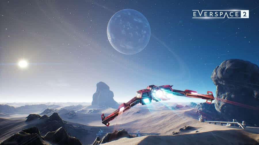 A picture of Everspace 2, one of the best Air Force games for PS5