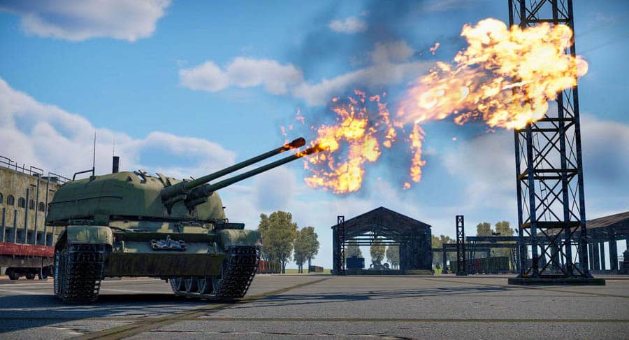 A picture of War Thunder, one of the best Air Force games for Steam.