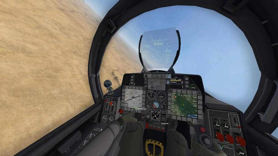 A picture of VTOL VR, one of the best Air Force games for Steam.