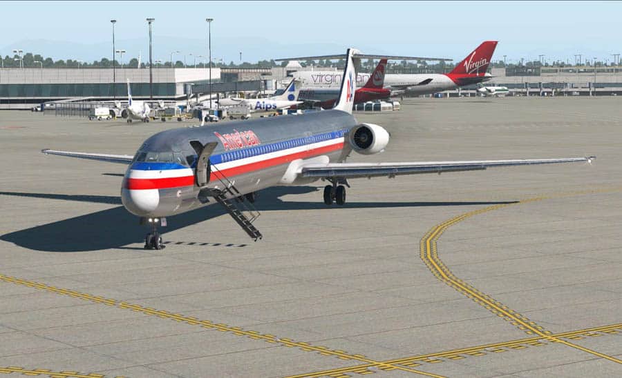 A picture of X-Plane 11, one of the best Air Force games for Steam.