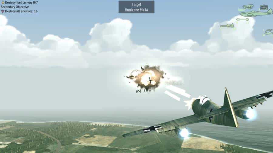 An official picture of Warplanes: WW2 Dogfight, one of the best aircraft games for Android.