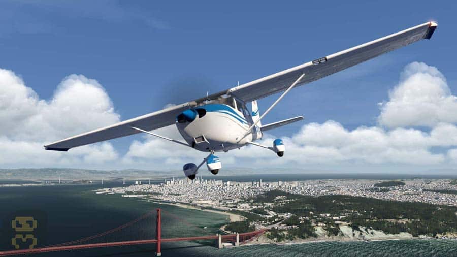 An official picture of AeroFly FS 4, one of the best aircraft games for PC.