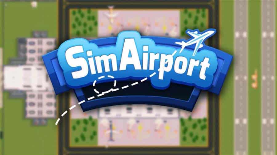 A wallpaper of SimAirport, one of the best airport management games for Android.