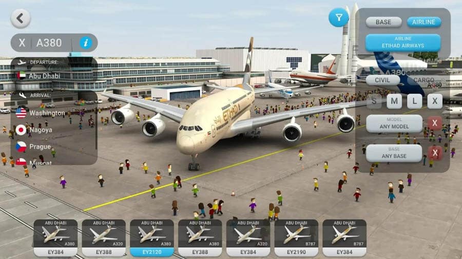 A picture of World of Airports, one of the best airport management games for pc.