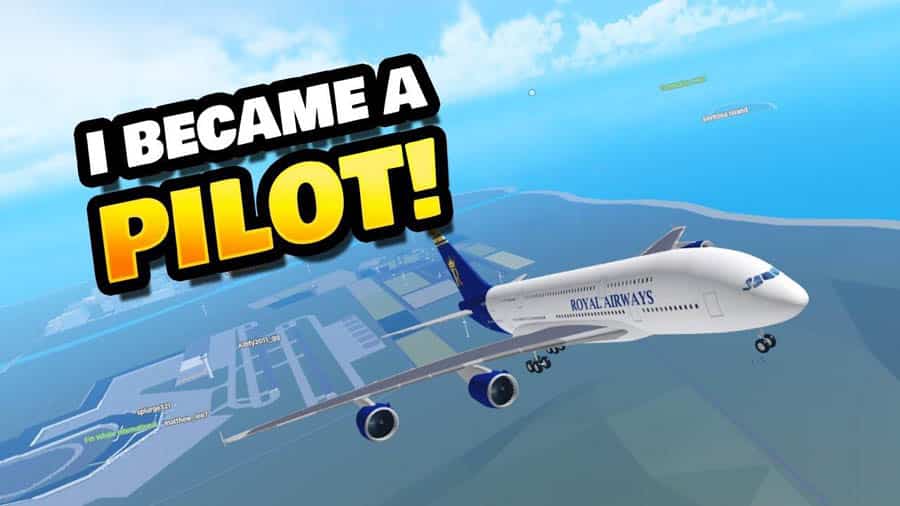 A picture of Airplane Simulator, one of the best airport management games for Roblox.