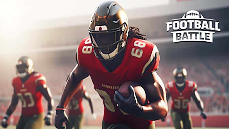 An official picture of Football Battle, one of the best American Football games for Android.