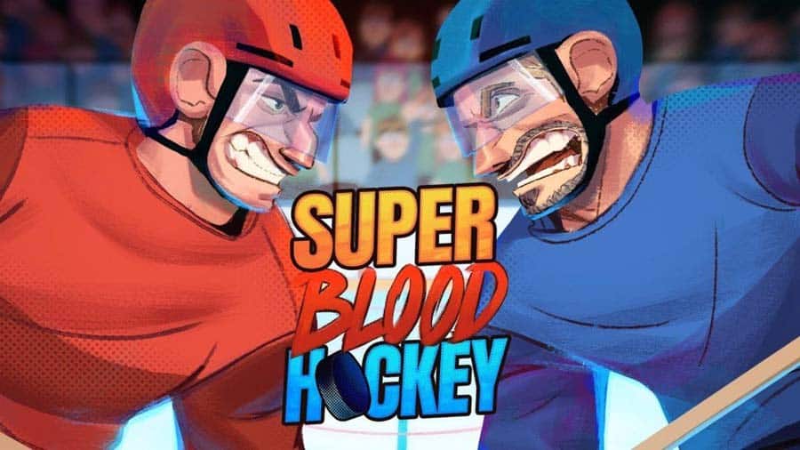 An official picture of Super Blood Hockey, one of the best American Football games for PC.