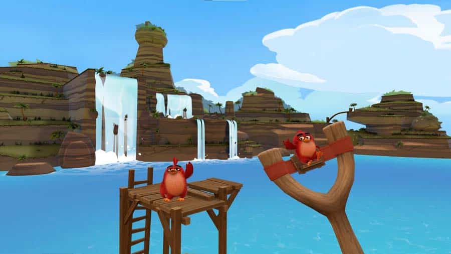 A picture of Angry Birds: Isle of Pigs, one of the best Angry Birds games for Android.