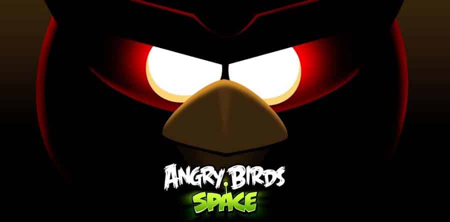 A wallpaper of Angry Birds Space, one of the best Angry Birds for Android.