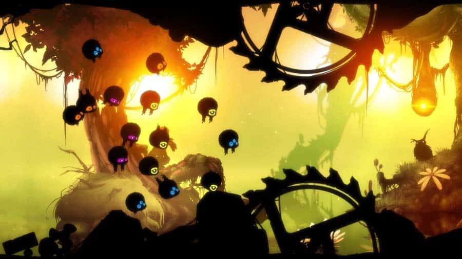 An official picture of Badland, one of the best Angry Birds games for Chromebooks.