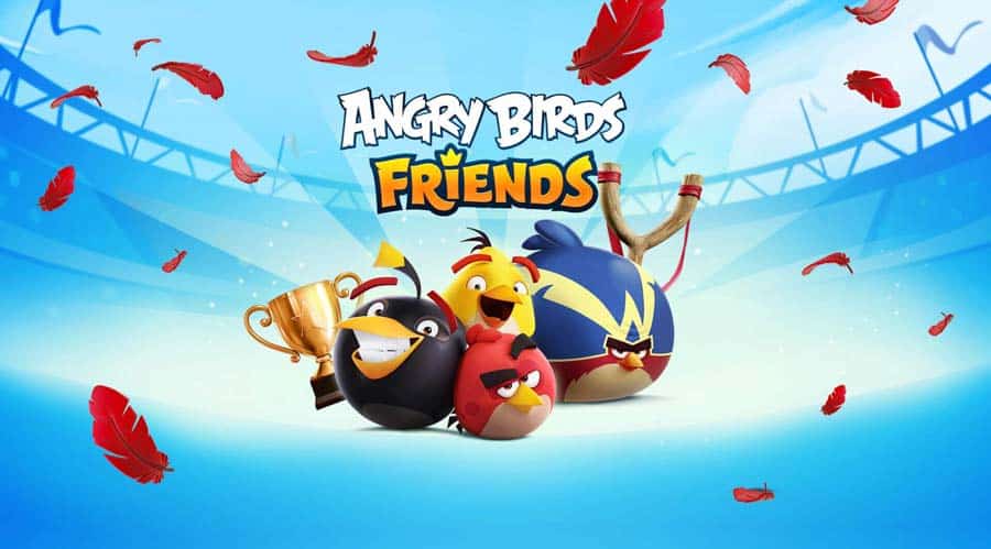 A picture of Angry Birds Friends, one of the best Angry Birds for iOS.