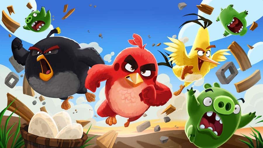 A picture of Angry Birds Classic, one of the best Angry Birds games for Mac.