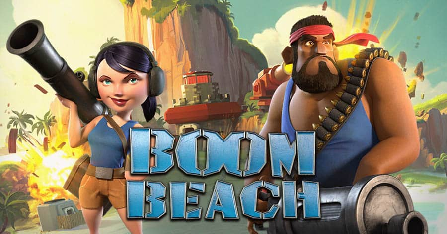 A wallpaper of Boom Beach, one of the best artillery games on Android.