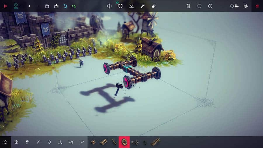 A picture of Besiege, one of the best artillery games for Steam.