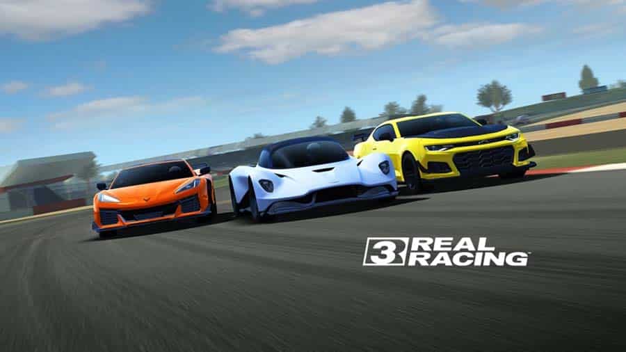 A picture of Real Racing 3, one of the best asphalt games for Chromebooks.