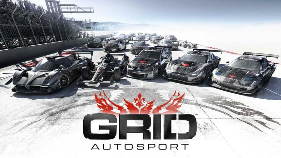 A wallpaper of GRID Autosport, one of the best asphalt games for Mac.