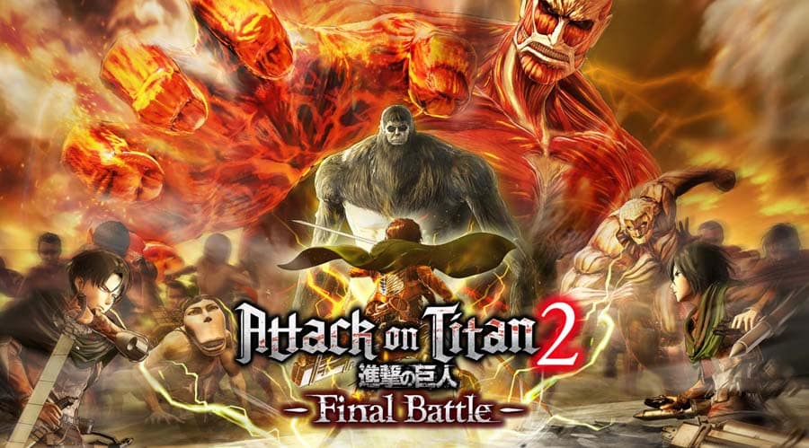 The official cover of Attack on Titan: Final Battle.