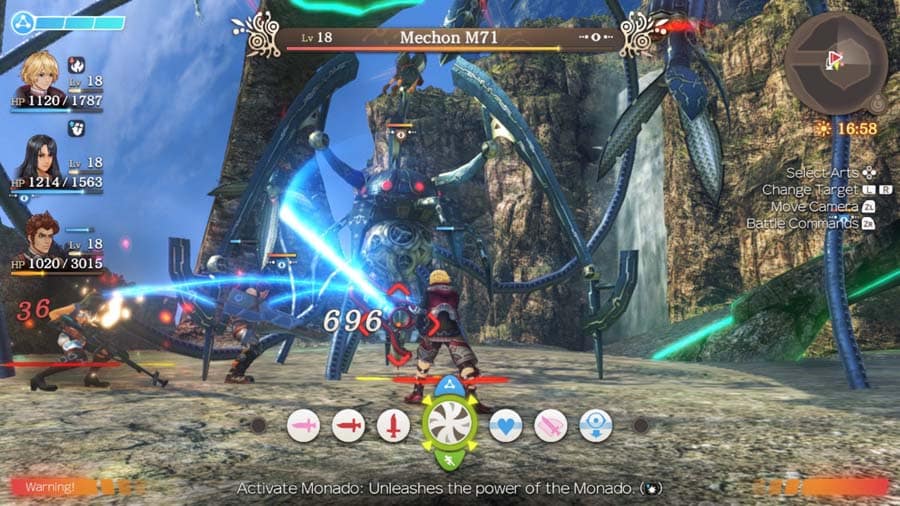 A picture of Xenoblade Chronicles: Definitive Edition.