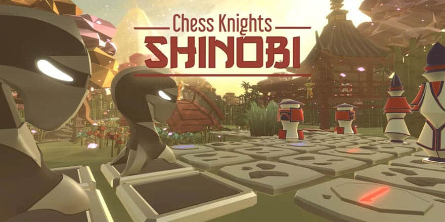 A wallpaper of Chess Knights: Shinobi, one of the best chess games for PS4.