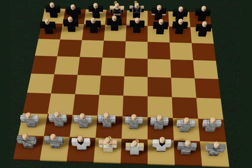 A wallpaper of Chess – ROBLOX, one of the best chess games for Roblox.